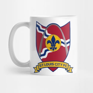 St Louis City FC - Front and Back - Blue Outline Mug